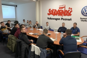 Meeting of the Inter-Enterprise Youth Comitee of Solidarność in Volkswagen Poznań 23 01 2020